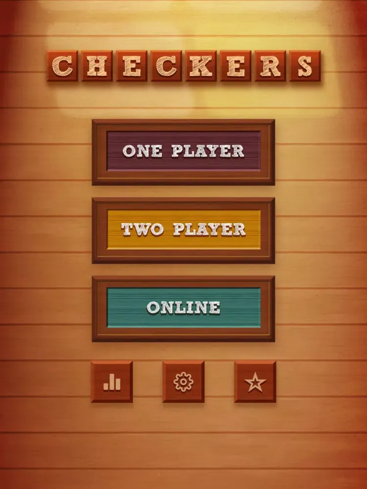 Capturas de tela do Checkers Classic Online - Multiplayer 2 Players iPad 