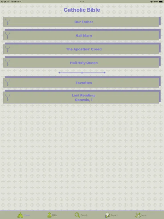 Great Catholic Bible iPad 應用截圖