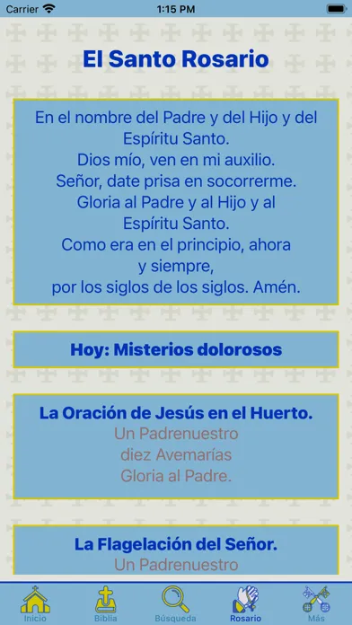 Ảnh chụp màn hình của Gran Biblia Católica