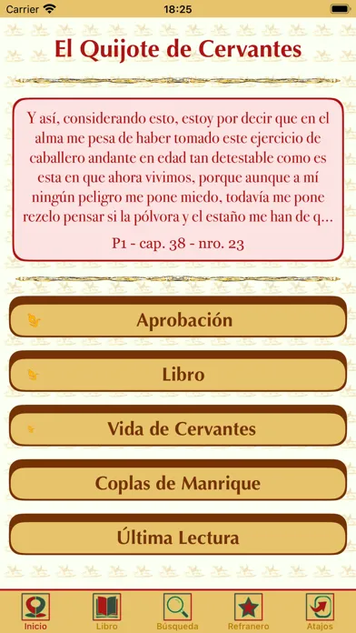 Quijotemia سکرین شاٹس