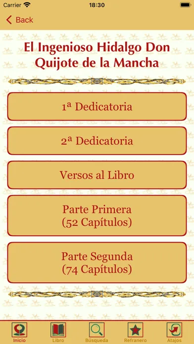 Quijotemia سکرین شاٹس
