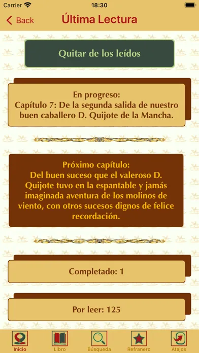Quijotemia سکرین شاٹس