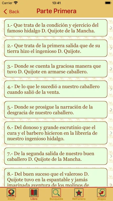 Quijotemia سکرین شاٹس