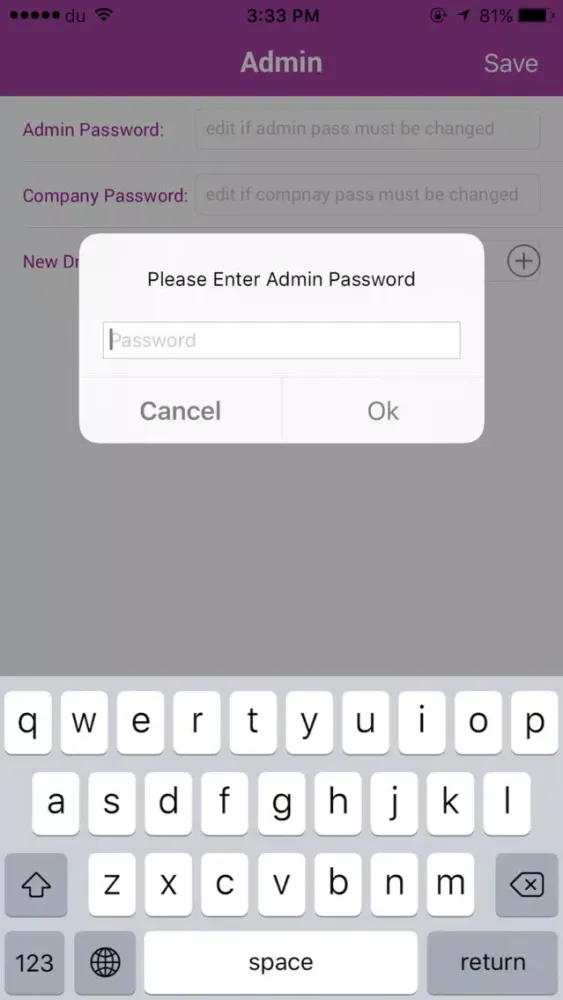 Zrzuty ekranu SMART MOBILITY LOGS