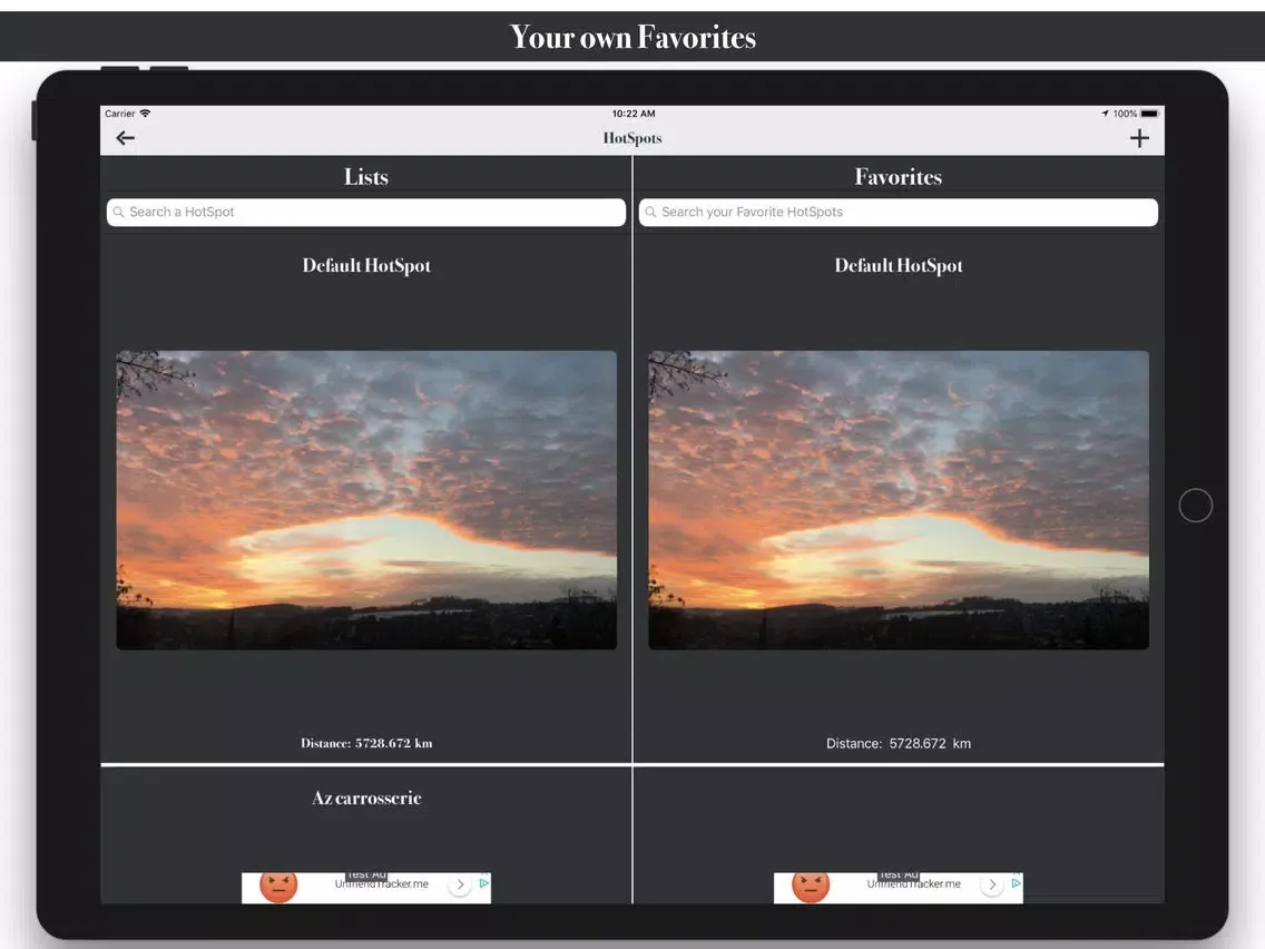 Photo HotSpots iPad  Ekran Görüntüleri