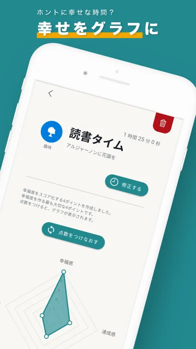 Capturas de tela do Mui - 幸せのための時間管理アプリ