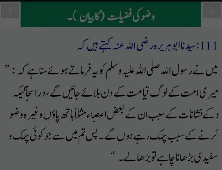 Capturas de pantalla de Sahih Bukhari - Urdu