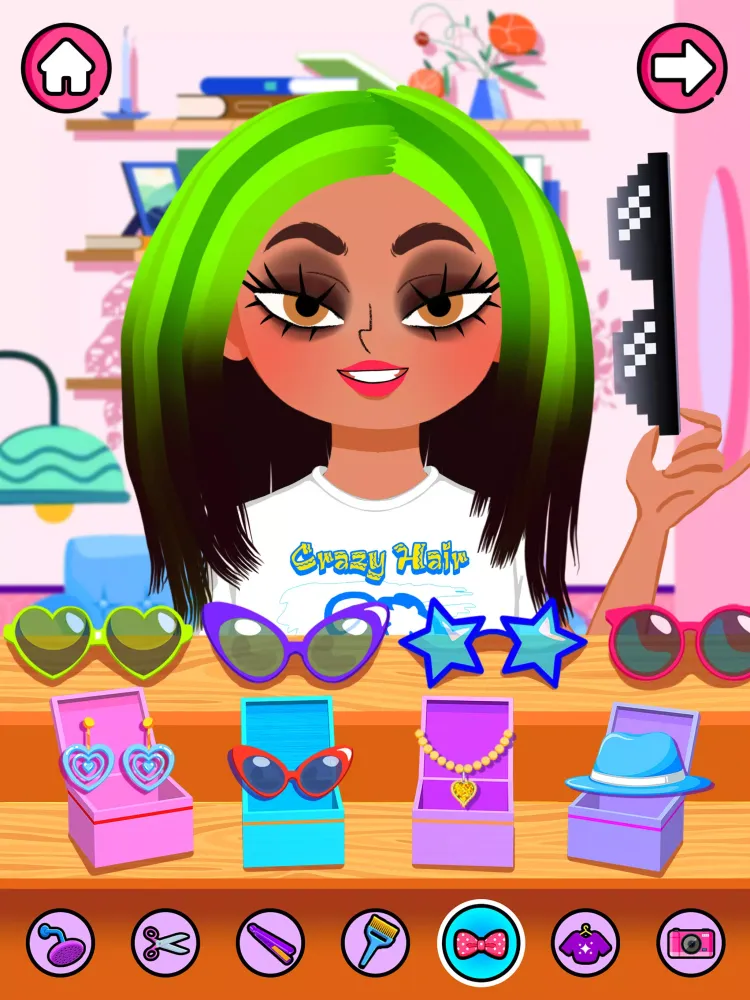 Hair Salon Makeup Girls Games应用截图