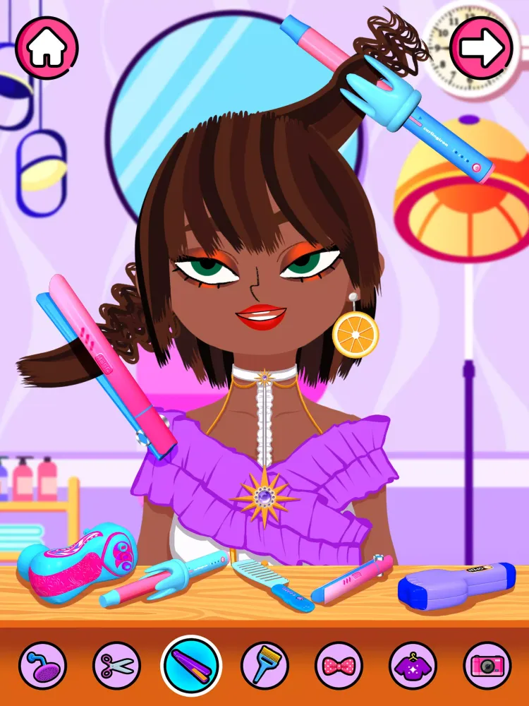 Hair Salon Makeup Girls Games应用截图