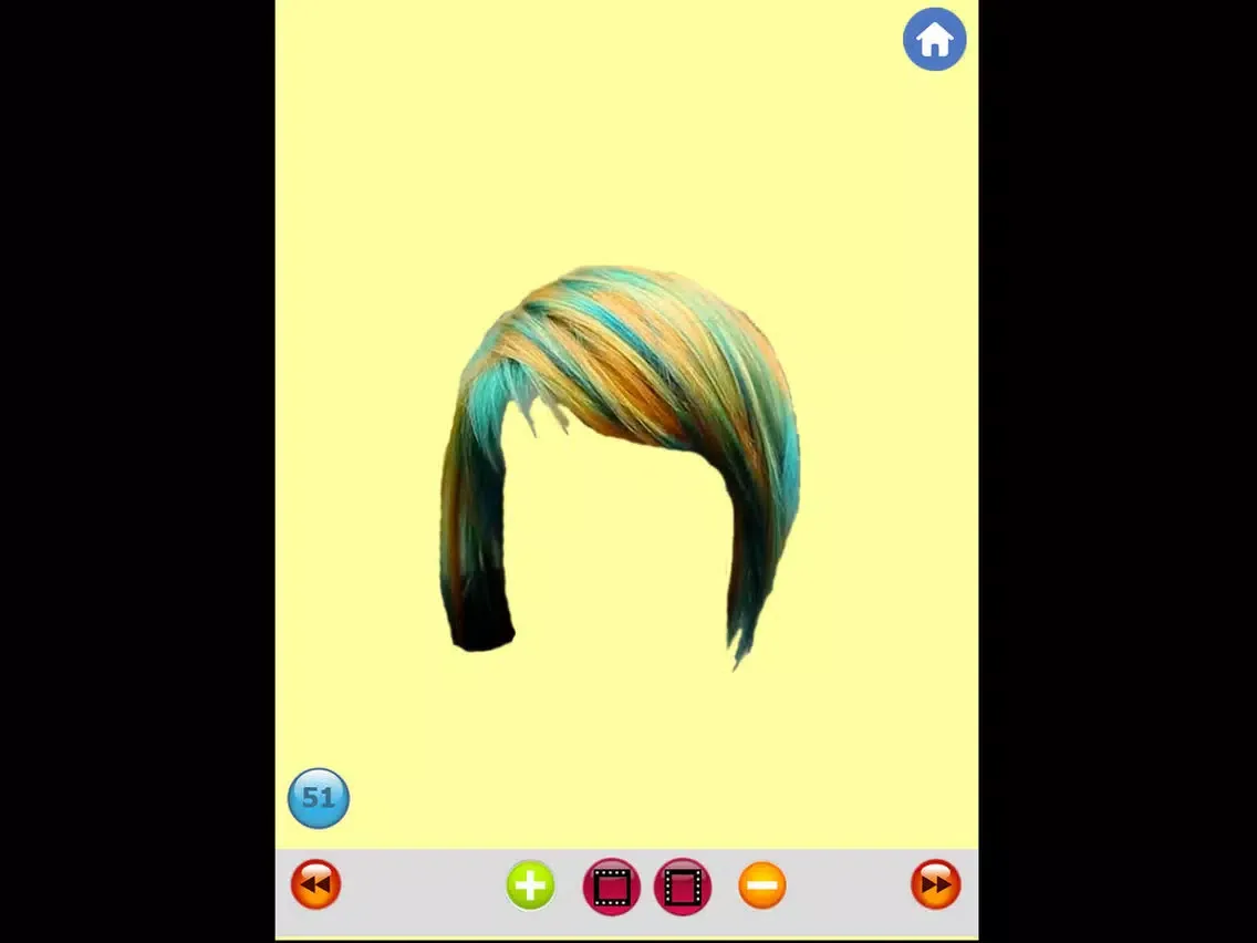 Tangkapan skrin Hairstyles man woman haircut iPad 