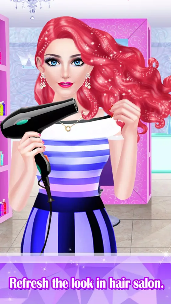 Hair Nail Salon Fashion Games Screenshots