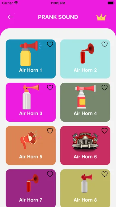 Capturas de pantalla de Prank App: Air Horn Sound