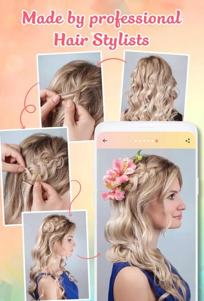 Hairstyles step by step应用截图