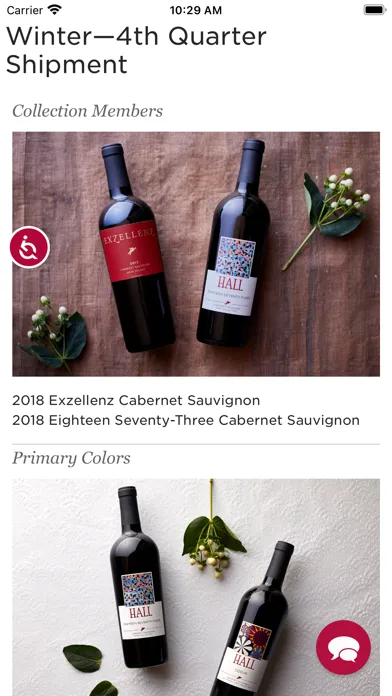 HALL Wines Ekran Görüntüleri