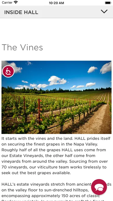 HALL Wines Ekran Görüntüleri