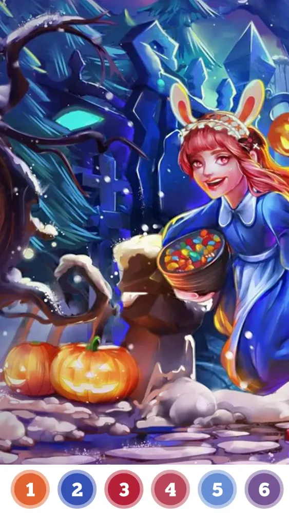 Halloween Coloring Book Game Screenshots