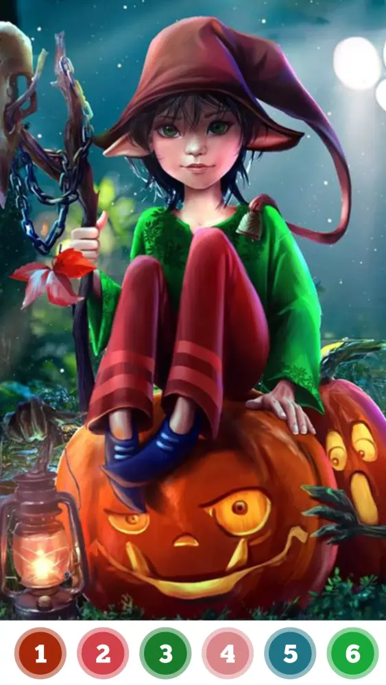 Halloween Coloring Book Game Screenshots