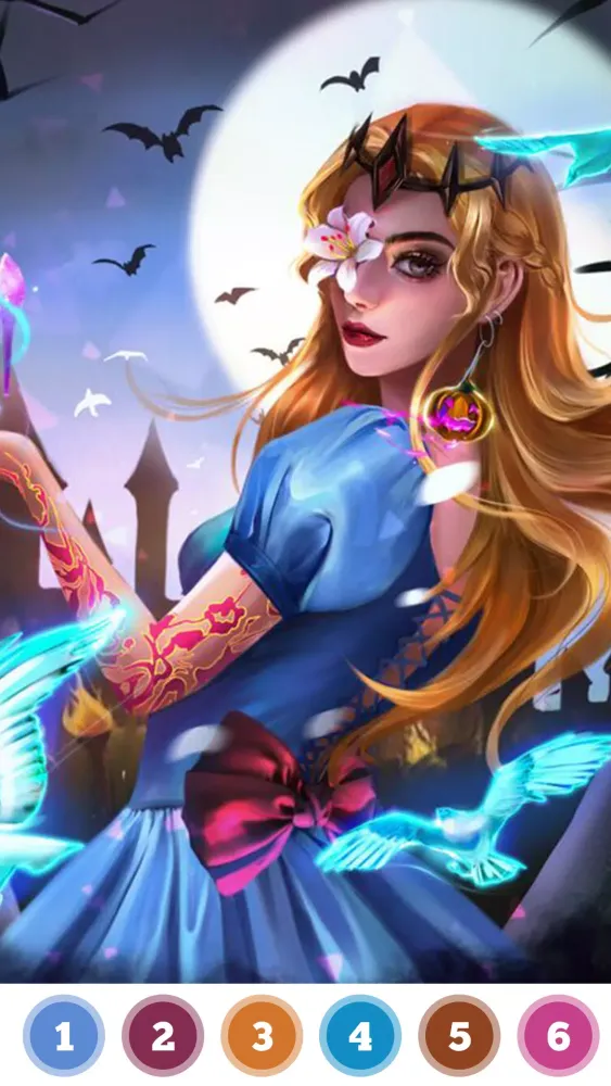 Halloween Coloring Book Game Screenshots
