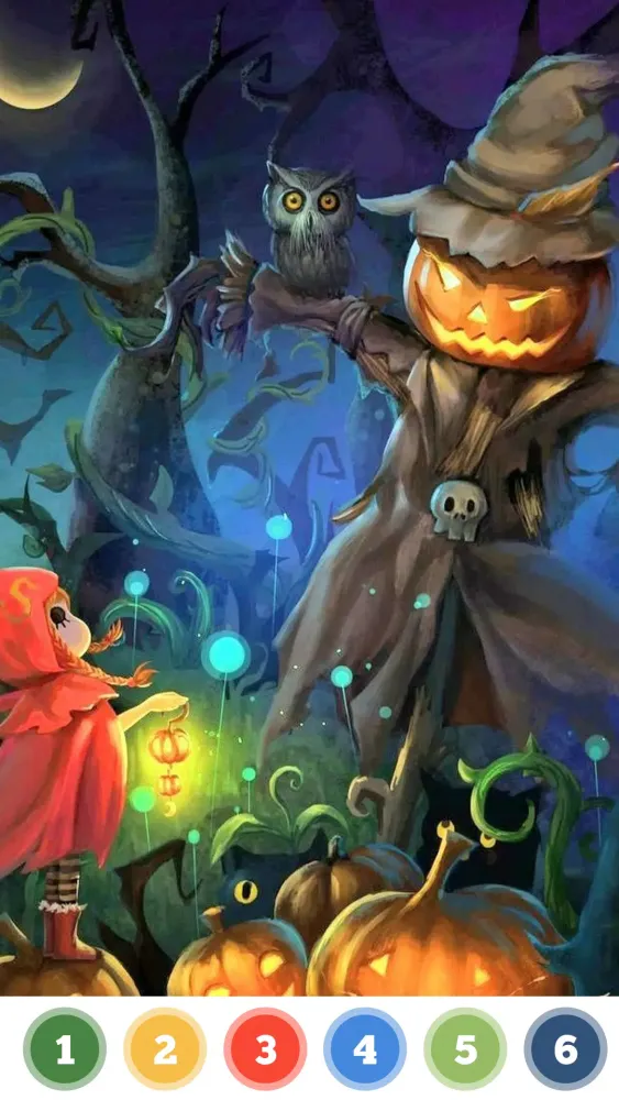 Halloween Coloring Book Game Screenshots