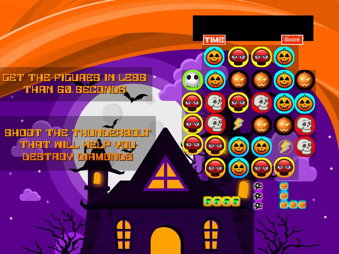 Halloween Jewels Game Mania iPad 应用截图