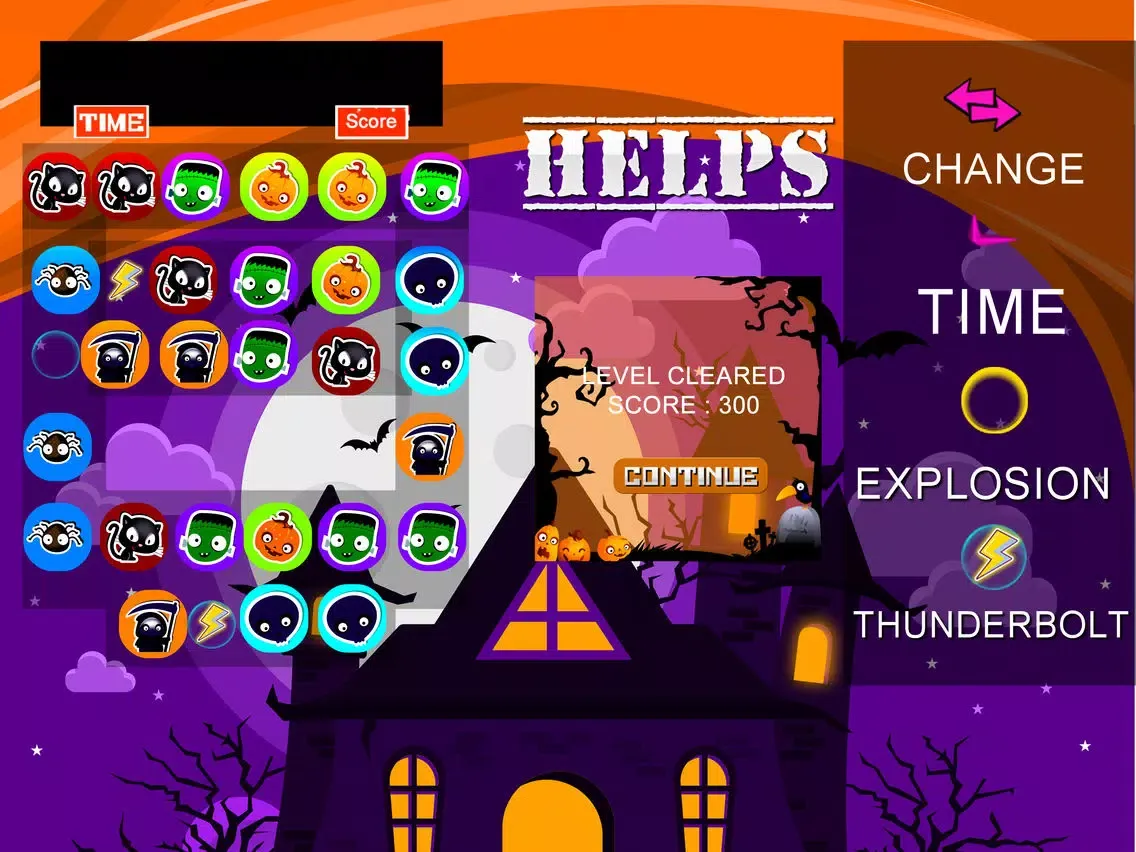 Halloween Jewels Game Mania iPad 应用截图