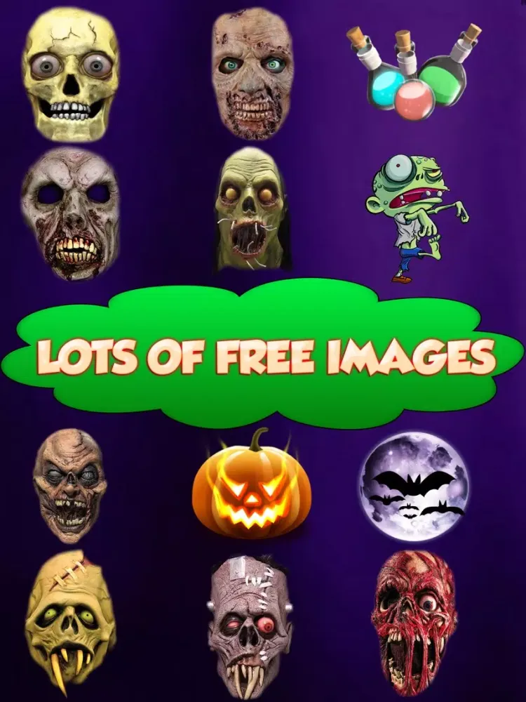Halloween Clip Art - Photo Editor iPad 应用截图