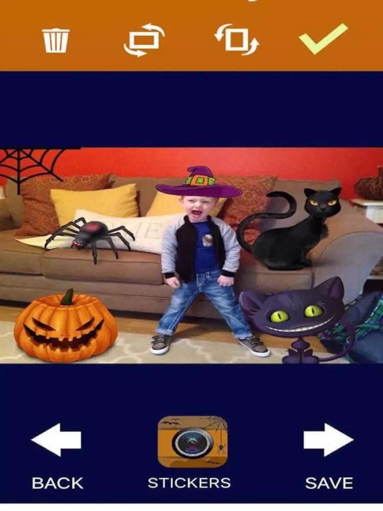 Halloween Clip Art - Photo Editor iPad 应用截图