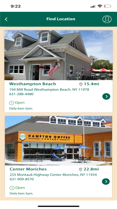 Capturas de pantalla de Hampton Coffee