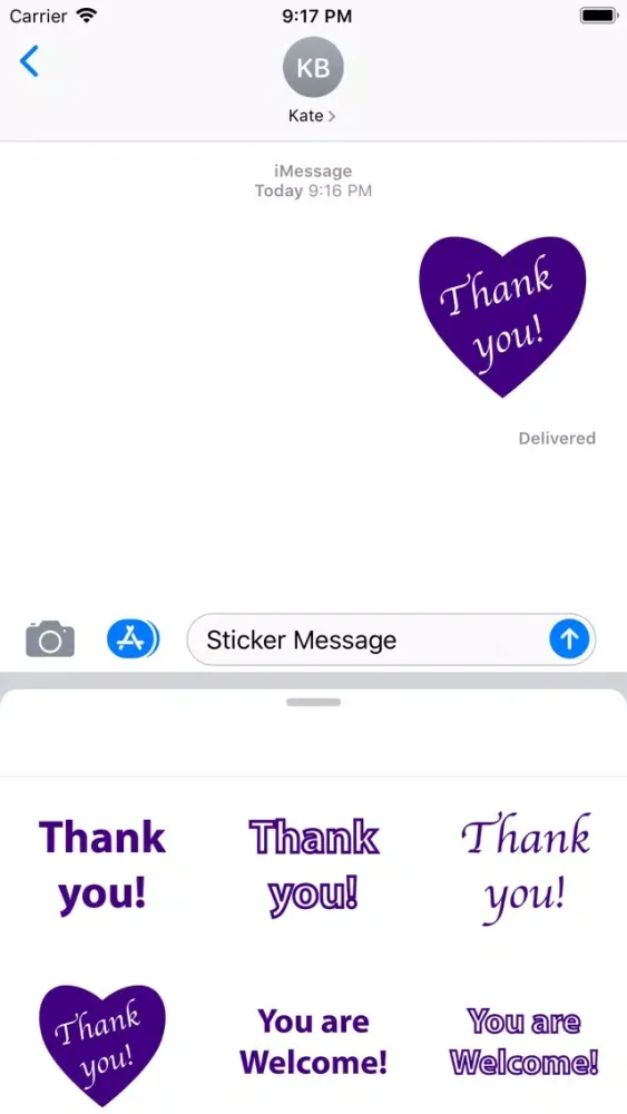 BeGrateful4 Gratitude Stickers スクリーンショット