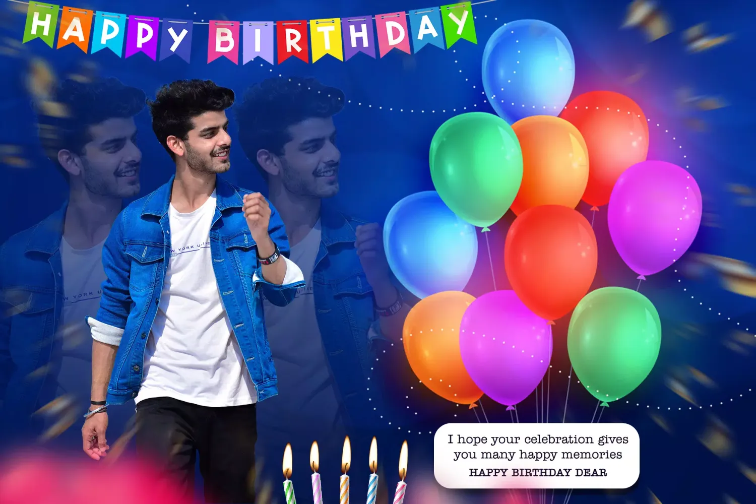 تصاویر Happy Birthday Photo Frame