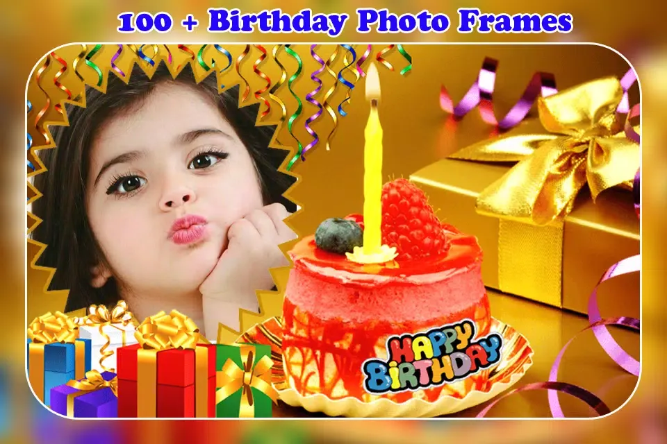 تصاویر Happy Birthday Photo Frame