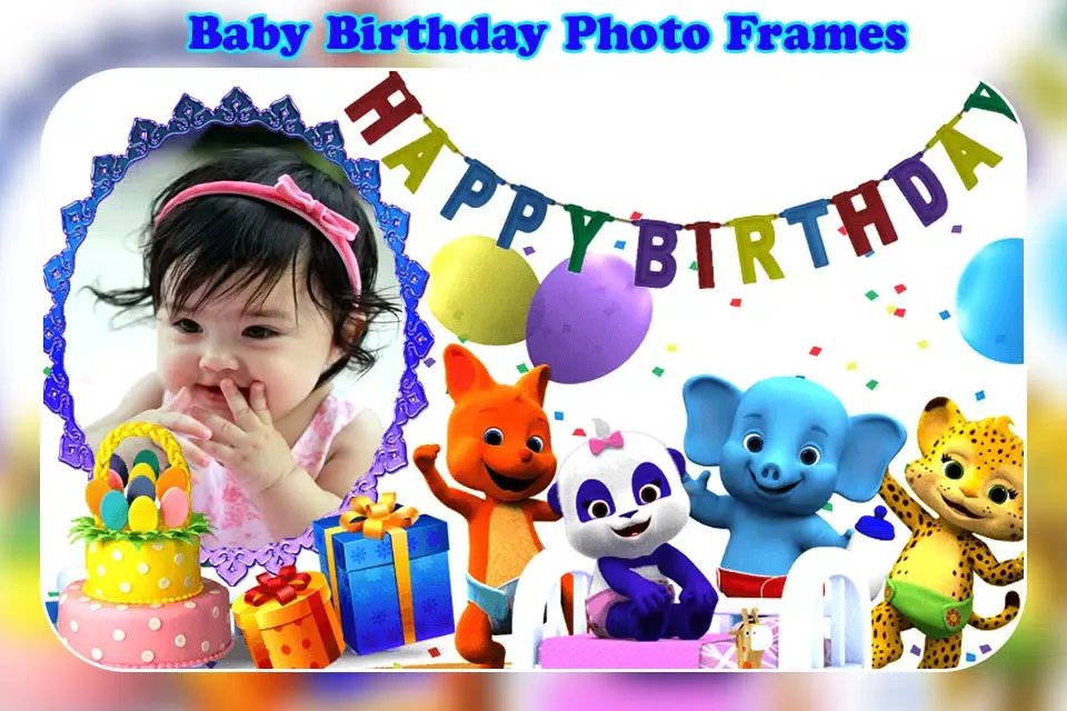 تصاویر Happy Birthday Photo Frame