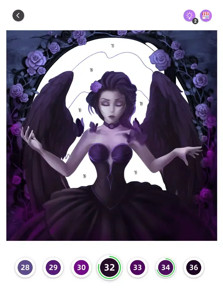 Ảnh chụp màn hình của Art Coloring - Color by Number iPad 