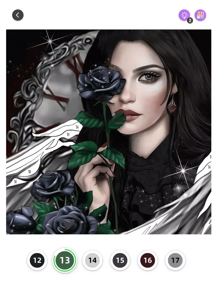 Ảnh chụp màn hình của Art Coloring - Color by Number iPad 