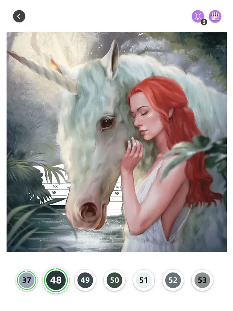 Ảnh chụp màn hình của Art Coloring - Color by Number iPad 