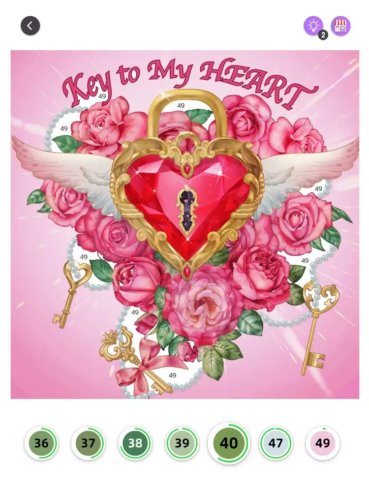 Ảnh chụp màn hình của Art Coloring - Color by Number iPad 