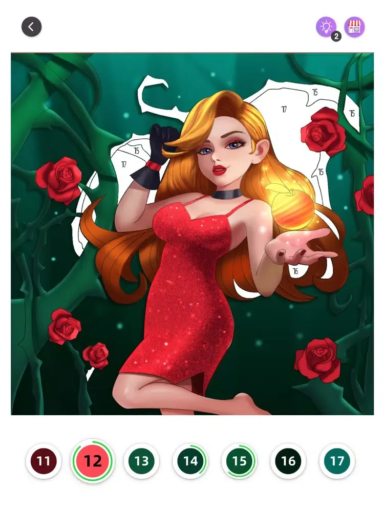 Ảnh chụp màn hình của Art Coloring - Color by Number iPad 