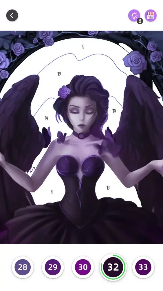 Ảnh chụp màn hình của Art Coloring - Color by Number