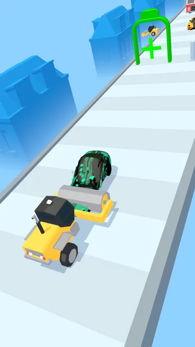ภาพหน้าจอของ SteamRoller Fast forward!
