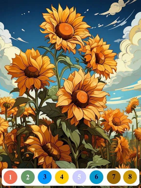 Capturas de pantalla de Senior Color - Paint By Number iPad 