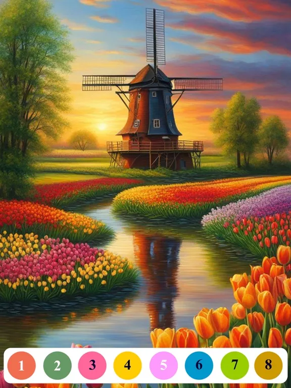 Capturas de pantalla de Senior Color - Paint By Number iPad 