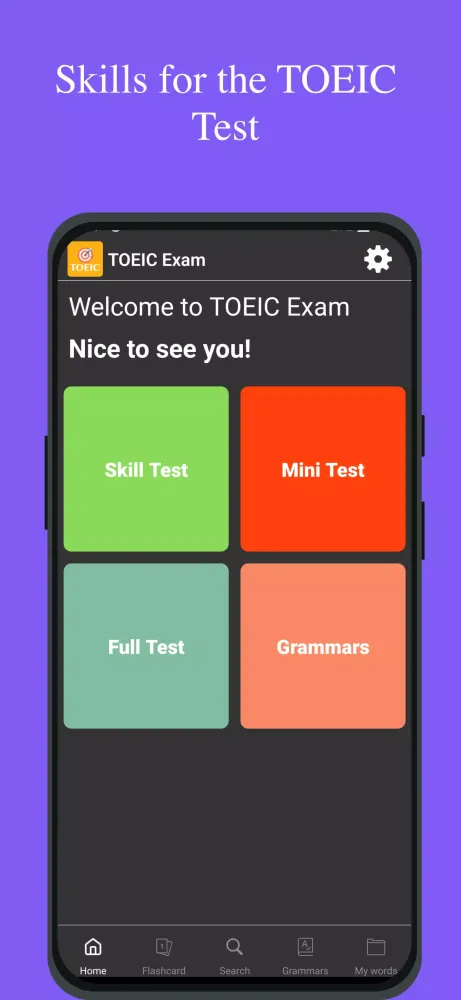TOEIC Exam Screenshots