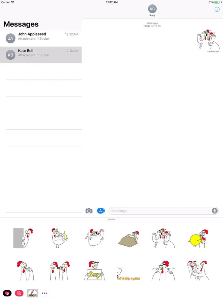 Capturas de tela do Chicken Bro 15 iPad 