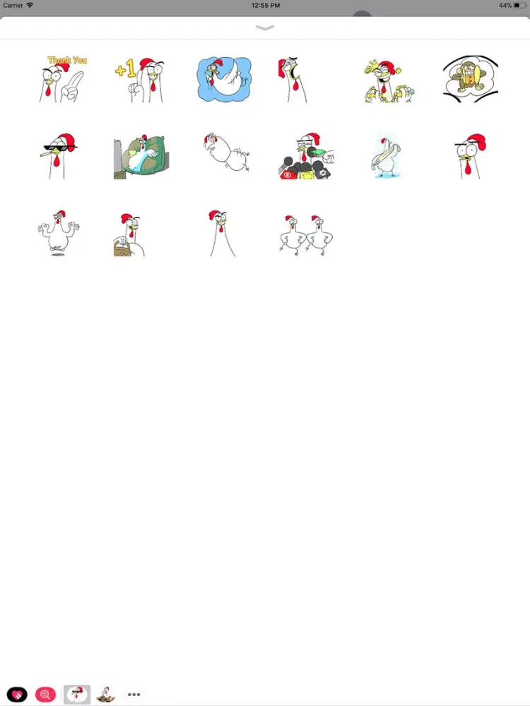 ภาพหน้าจอของ Chicken Bro 16 Sticker Pack iPad 
