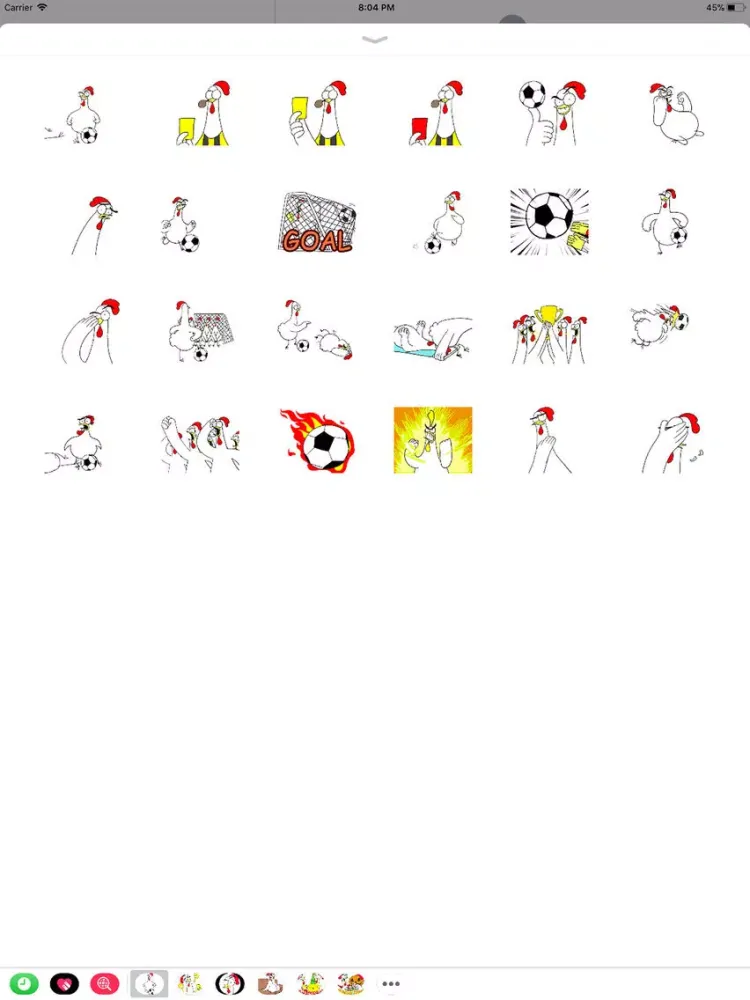 Capturas de tela do Chicken Bro Football iPad 