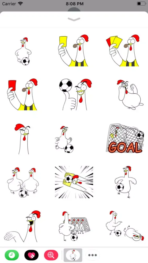 Capturas de tela do Chicken Bro Football