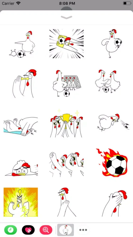 Capturas de tela do Chicken Bro Football