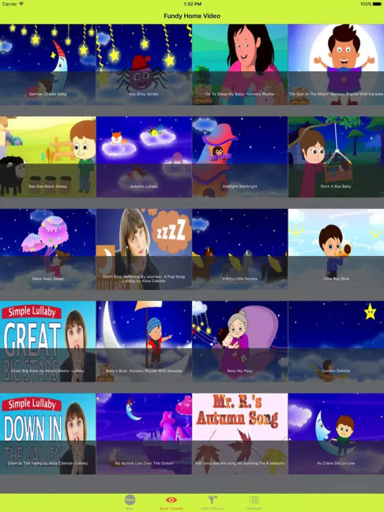 Tangkapan skrin Kids Video,Happykids,Education kids iPad 