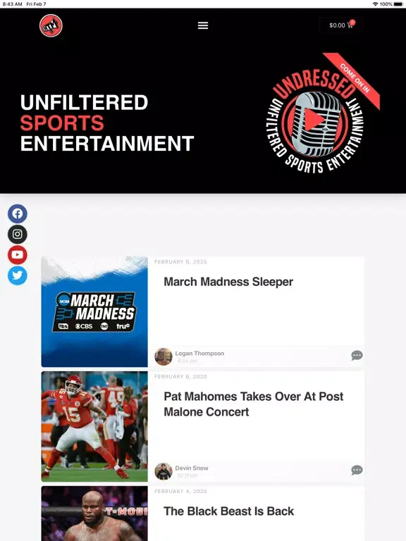 Скриншоты HTM Sports iPad 