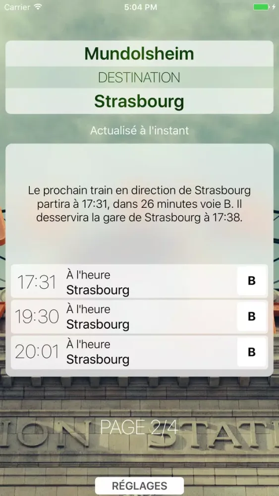 Скриншоты On Time - Pour vos trajets SNCF au quotidien